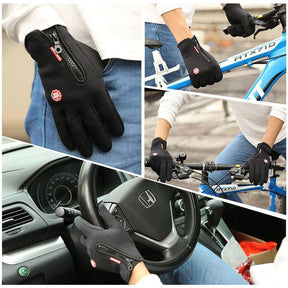 Winter Fahradhandschuh - Thermohandschuhe mit Touchscreen-Funktion