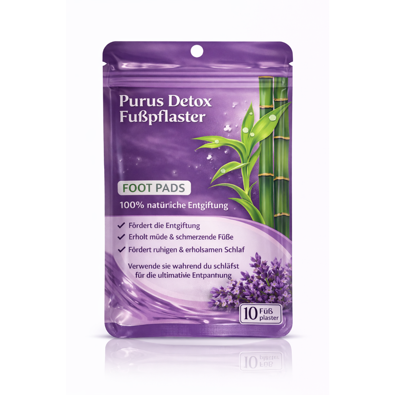 10 Purus Detox Fußpflaster – Sanfte Entgiftung