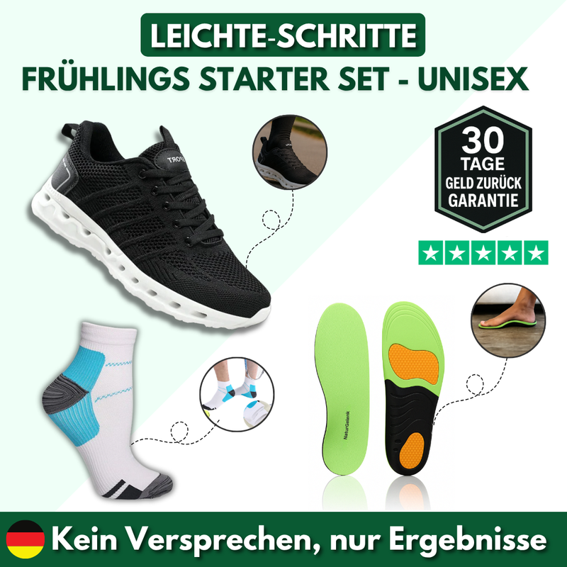 Frühlings Starter Set - Unisex - Für schwitz und schmerzfreie Füße