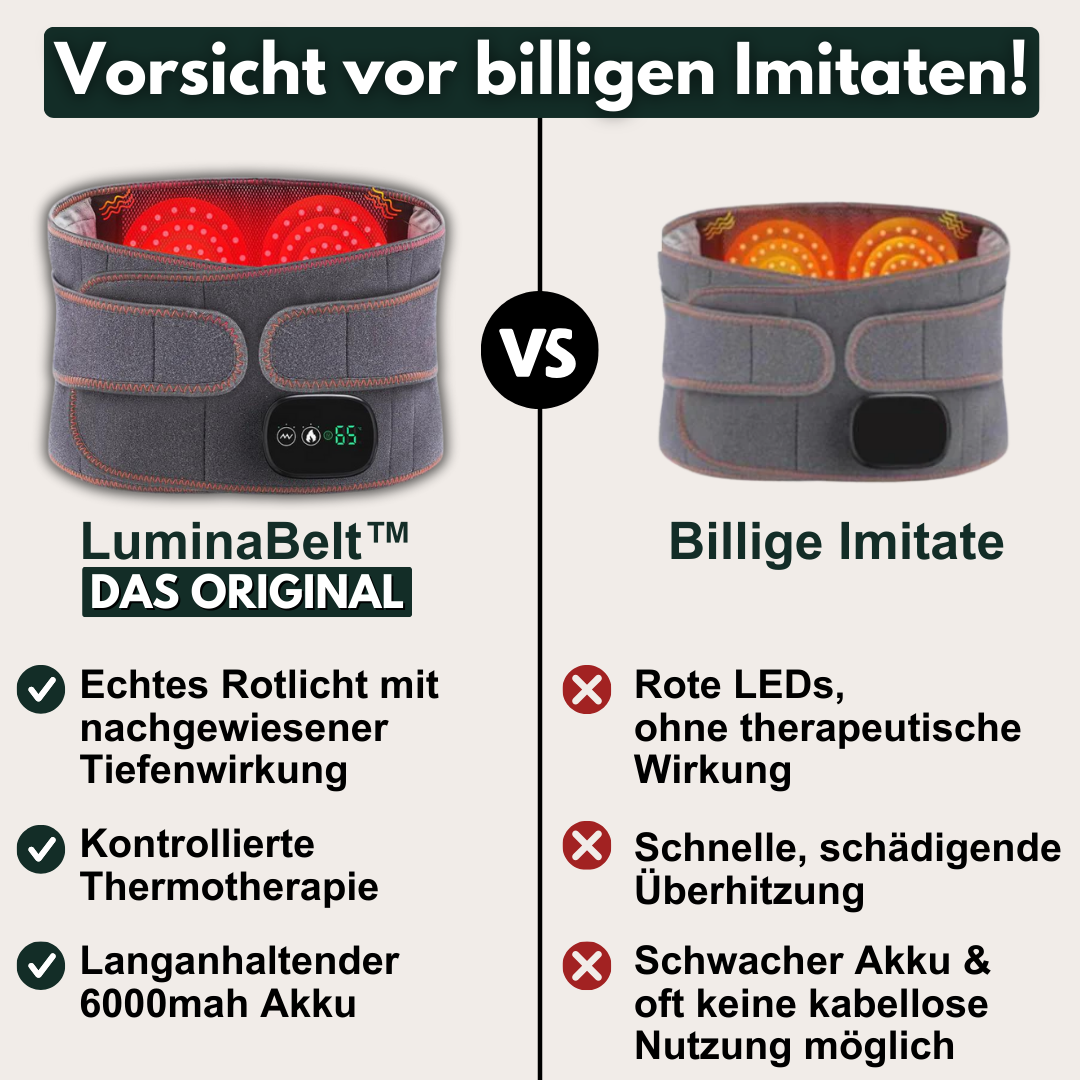 LuminaBelt™ - Rotlichttherapie-Gürtel mit Massagefunktion + GRATIS VERLÄNGERUNG