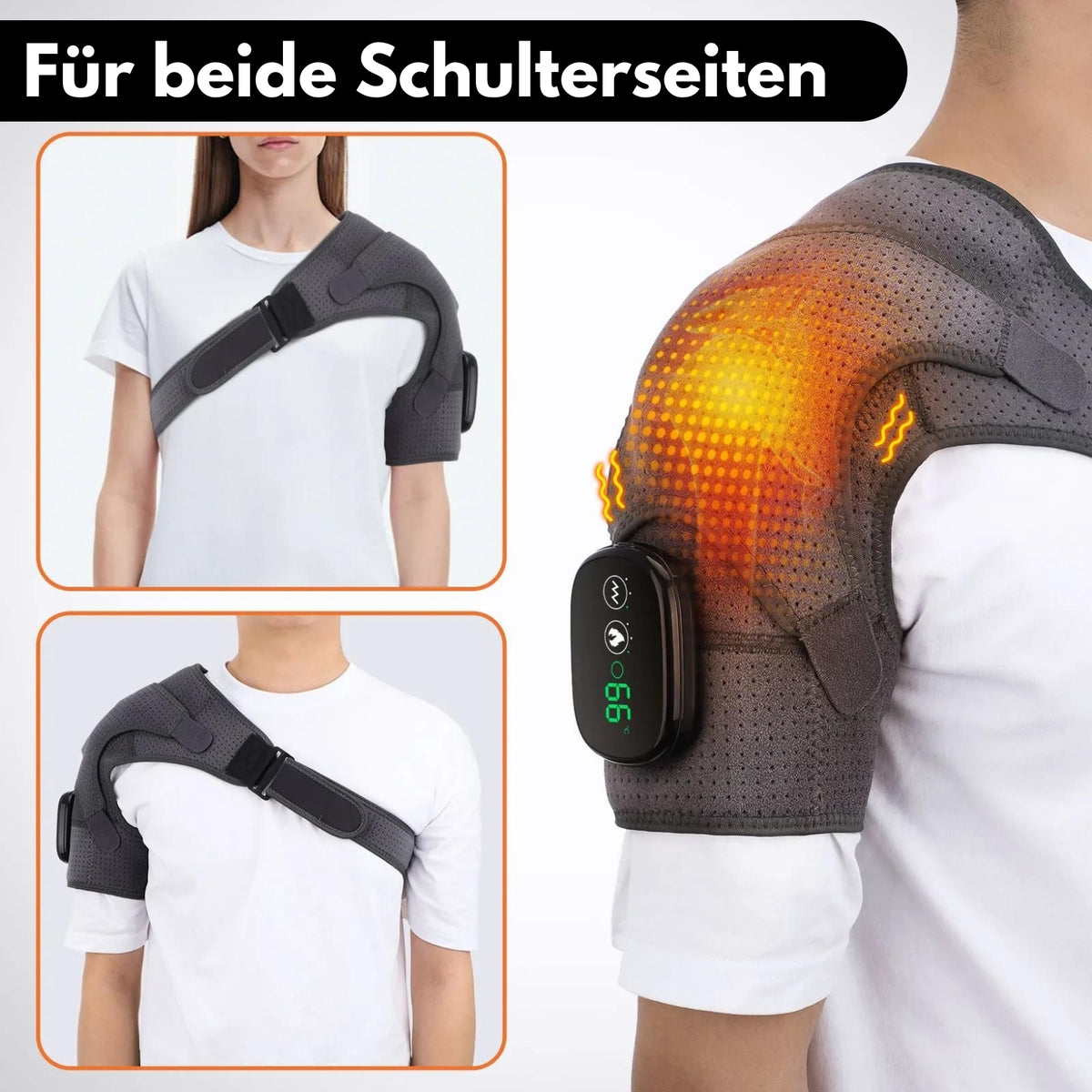 Thermo-Schultermassagegerät - BodyFlexSolutions