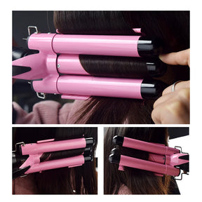 3 Fässer Welleneisen | Hair Waver | Pink 22-32mm