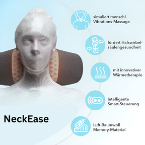 NeckEase - Elektr. Nackenmassagekissen