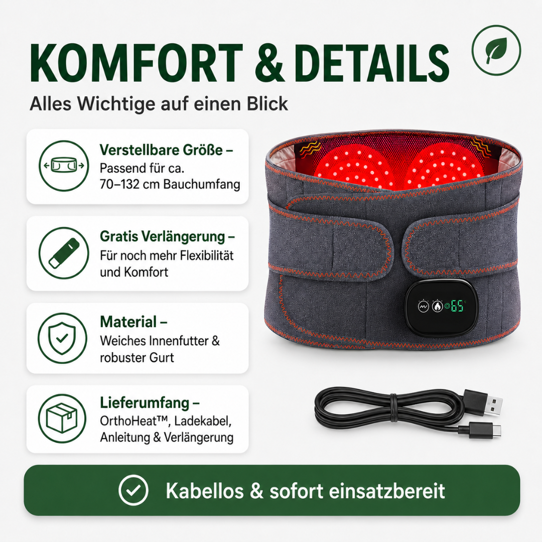 OrthoHeat™ - Weniger Schmerz. Mehr Beweglichkeit.