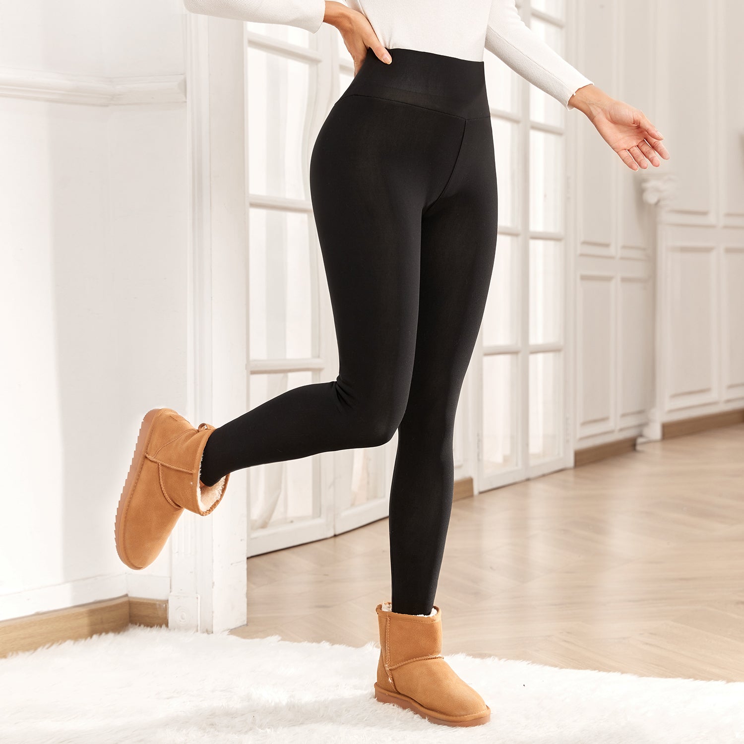 Warme Fleece-Leggins | DAMEN