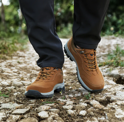 Orthopädische Wanderschuhe Herren - Wasserdicht & Rutschfeste Trekking Schuhe