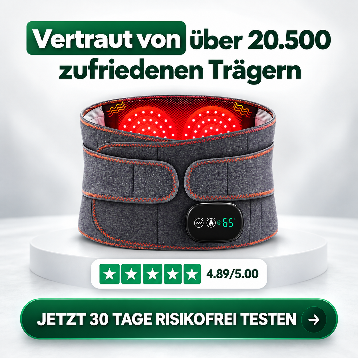OrthoHeat™ - Schmerzfreier Rücken in 14 Tagen