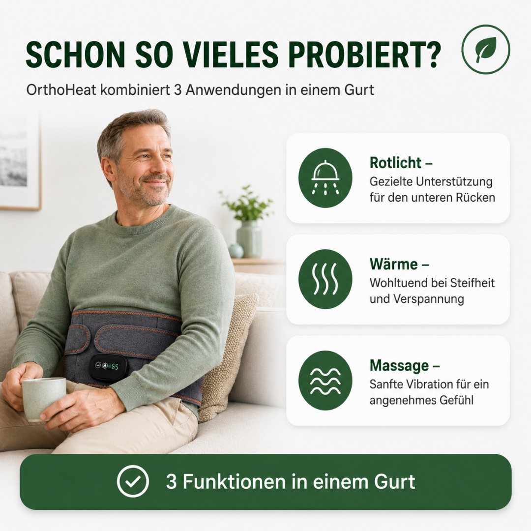 OrthoHeat™ - Weniger Schmerz. Mehr Beweglichkeit.