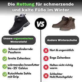 Ergonomische Winterstiefel - schmerzlindernd & wärmend