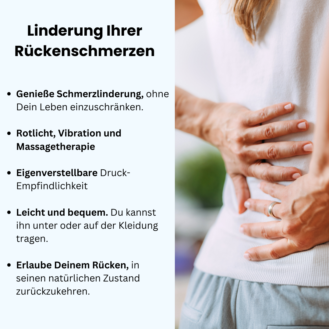 LuminaBelt™ - Orthopädischer Lendengurt mit Rotlichttherapie + GRATIS VERLÄNGERUNG