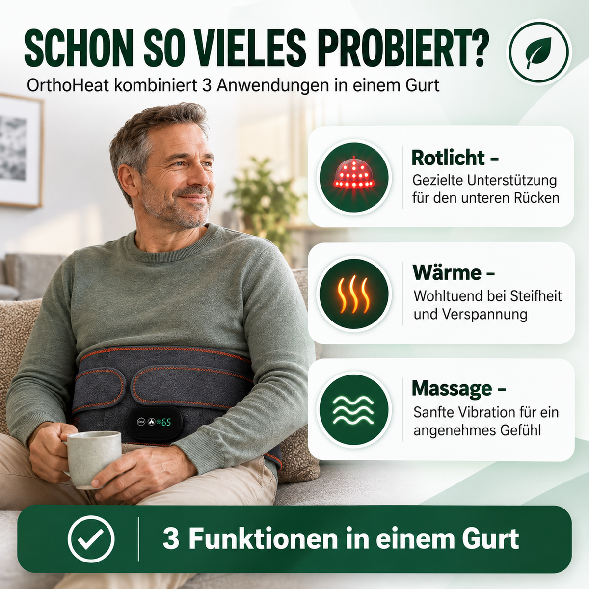 OrthoHeat™ - Schmerzfreier Rücken in 14 Tagen