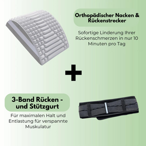 Orthopädischer Nacken- & Rückenstrecker | BodyFlexSolutions®