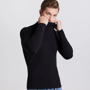 Thermo Rollkragen-Pullover Herren